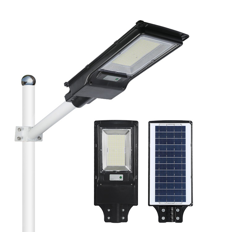 Ensunlight Top Quality Outdoor Waterproof IP65 Smd Bridgelux 100 200 W Solar All in One Integrated LED Street Lamp